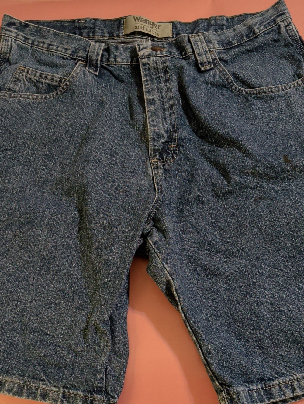 Wrangler Blue Denim Jean Shorts